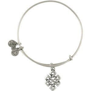 Alex and Ani Endless Knot Rafaelian Silver Bangle